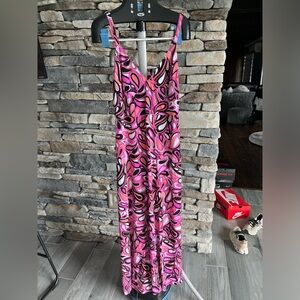 EUC Michael Kors Long Pink Dress - Size 14W